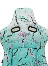 NRG Reclinable Bucket Racing Seat- Prisma Lab- Blossom Print Sold in Pairs                                     - RSC-710 L/R-BLOSSOM - Image 2