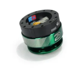 NRG Quick Release 2.0 - 20 Year Anniversary Black Body/Emerald Ring