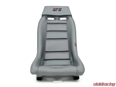 NRG GTS Retro Bucket Seat features Gunmetal PVC Leather, Gunmetal stitching - PRI-150GM