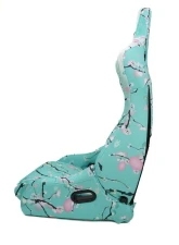 NRG Reclinable Bucket Racing Seat- Prisma Lab- Blossom Print Sold in Pairs                                     - RSC-710 L/R-BLOSSOM - Image 8