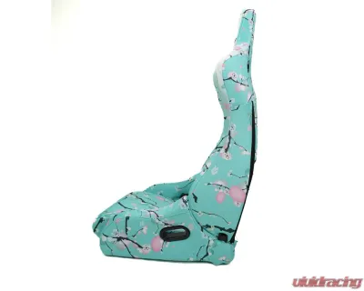 NRG Reclinable Bucket Racing Seat- Prisma Lab- Blossom Print Sold in Pairs - RSC-710 L/R-BLOSSOM