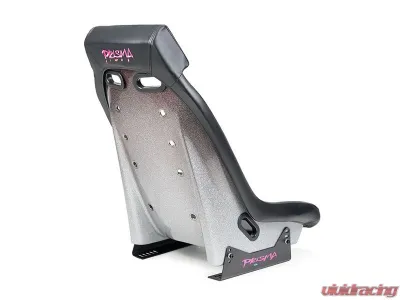 NRG GTS Retro Bucket Seat features Black PVC Leather, Black stitching - PRI-100BK-H