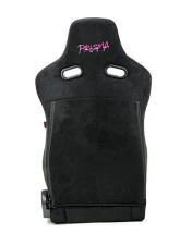 NRG Reclinable Bucket Racing Seat- Prisma Lab- Black Vegan Suede Sold in Pairs                                     - RSC-710 L/R- BK - Image 5