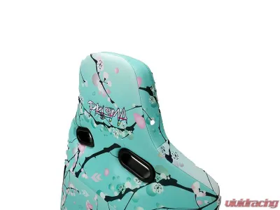 NRG Reclinable Bucket Racing Seat- Prisma Lab- Blossom Print Sold in Pairs - RSC-710 L/R-BLOSSOM