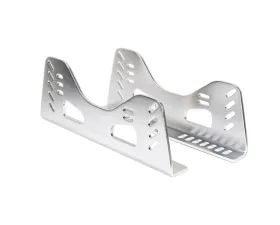 NRG Tall High Grade Aluminum Side Mount Bracket in Pairs - Silver