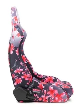 NRG Reclinable Bucket Racing Seat- Prisma Lab- Sakura Print Sold in Pairs                                     - RSC-710 L/R- SAKURA - Image 3