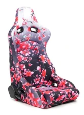 NRG Reclinable Bucket Racing Seat- Prisma Lab- Sakura Print Sold in Pairs                                     - RSC-710 L/R- SAKURA - Image 2