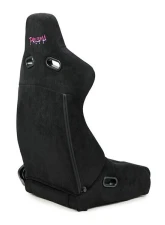 NRG Reclinable Bucket Racing Seat- Prisma Lab- Black Vegan Suede Sold in Pairs                                     - RSC-710 L/R- BK - Image 4