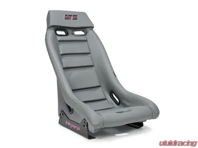 NRG GTS Retro Bucket Seat features Gunmetal PVC Leather, Gunmetal stitching - PRI-150GM