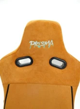 NRG Reclinable Bucket Racing Seat- Prisma Lab- Tan Vegan Suede Sold in Pairs                                     - RSC-710 L/R-TAN - Image 7