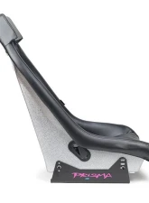 NRG GTS Retro Bucket Seat features Black PVC Leather, Black stitching                                     - PRI-100BK-H - Image 3