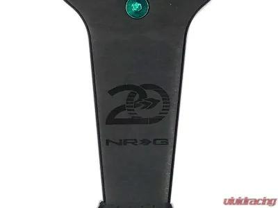 NRG Steering Wheel - 20 Year Anniversary Black Reinforced Spoke, 1.5" Dish, 350 MM - RST-037MB-B-20