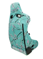 NRG Reclinable Bucket Racing Seat- Prisma Lab- Blossom Print Sold in Pairs                                     - RSC-710 L/R-BLOSSOM - Image 6