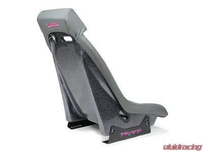 NRG GTS Retro Bucket Seat features Gunmetal PVC Leather, Gunmetal stitching - PRI-150GM
