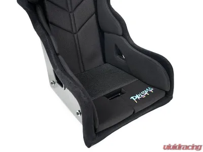 NRG Prisma Fia Halo Nitros Competition Seat with Competition Fabric, FIA homologated, Black - FRP-RS610BK-PRISMA