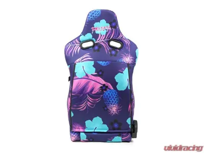 NRG Reclinable Bucket Racing Seat- Prisma Lab- Pina Print Sold in Pairs - RSC-710 L/R- PINA