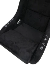 NRG FRP Bucket Seat (Large) Black Alcantara material with Dragon Livery on the Back                                     - FRP-302BK-DRGN-N - Image 3