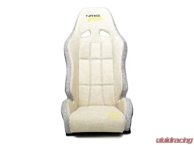 NRG Defender water resistant steel frame suspension seats Tan with Sand trim - DF-100BH-S