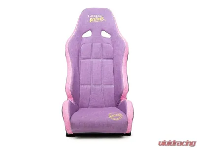 NRG Defender water resistant steel frame suspension seats Purple - DF-100PP-S