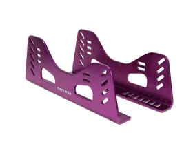 NRG Tall High Grade Aluminum Side Mount Bracket in Pairs - Purple