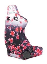 NRG Reclinable Bucket Racing Seat- Prisma Lab- Sakura Print Sold in Pairs                                     - RSC-710 L/R- SAKURA - Image 4