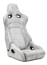 NRG Reclinable Bucket Racing Seat- Prisma Lab- Grey Vegan Suede Sold in Pairs                                     - RSC-710 L/R- GY - Image 8