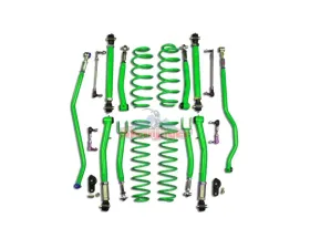 Steinjager Neon Green 3.5 Inch Double Adjustable Lift Kit Jeep Wrangler JL 2018+