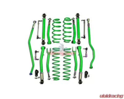 Steinjager Neon Green 3.5 Inch Double Adjustable Lift Kit Jeep Wrangler JL 2018+ - J0049460