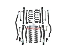 Steinjager Texturized Black 3.5 Inch Double Adjustable Lift Kit Jeep Wrangler JL 2018+