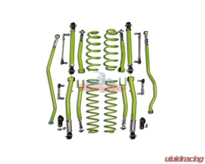 Steinjager Gecko Green 3.5 Inch Double Adjustable Lift Kit Jeep Wrangler JL 2018+ - J0049469