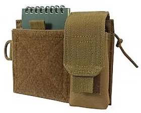 Steinjager MOLLE Accessories Administrative Pouch Coyote Brown Jeep Wrangler JL 2018-2021