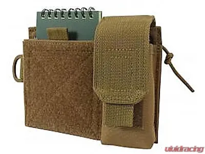 Steinjager MOLLE Accessories Administrative Pouch Coyote Brown Jeep Wrangler JL 2018-2021 - J0054064