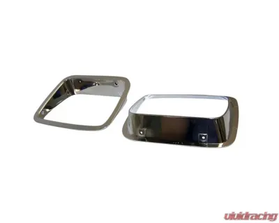 Steinjager Chrome Headlamp Bezel Kit Jeep Wrangler YJ 1987-1995 - J0058810