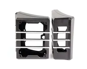 Steinjager Black Aluminum Tail Light Guards Jeep Wrangler JK 2007-2018