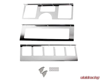 Steinjager Polished Stainless Dash Overlay Jeep Wrangler YJ 1987-1995 - J0058784