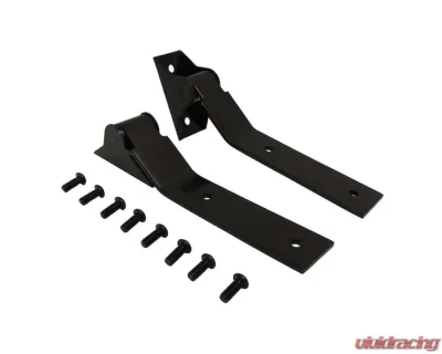 Steinjager Black Powder Coated Stainless Steel Tailgate Hinges Jeep Wrangler YJ 1987-1995 - J0058794