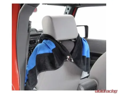 Steinjager Black and Red Towel Seat Cover Jeep CJ-8 1981-1986 - J0059461