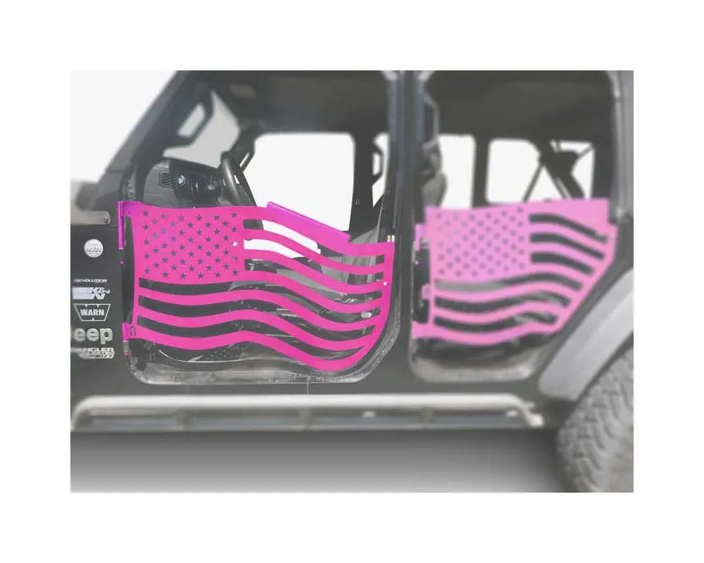 Steinjager J0049368 Hot Pink Doors for 2018-2021 Jeep