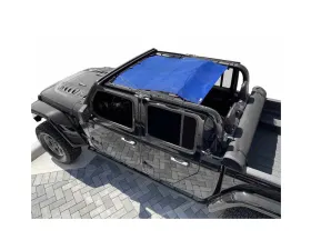 Steinjager Teddy Top Fabric Solar Screen Cover Blue Jeep Gladiator JT 2019-2020