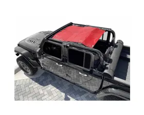 Steinjager Teddy Top Fabric Solar Screen Cover Red Gladiator JT 2019-2020