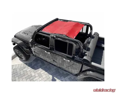 Steinjager Teddy Top Fabric Solar Screen Cover Red Gladiator JT 2019-2020 - J0049328