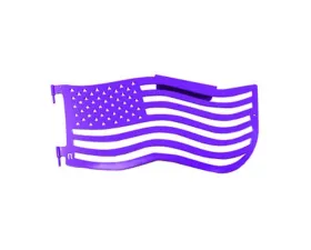Steinjager Doors and Trail w/Accessories American Flag Sinbad Purple  Jeep Wrangler TJ 1997-2006