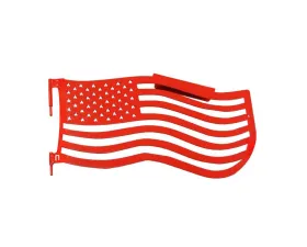 Steinjager Doors and Trail w/Accessories American Flag Front Red Baron Jeep Wrangler JK 2007-2018
