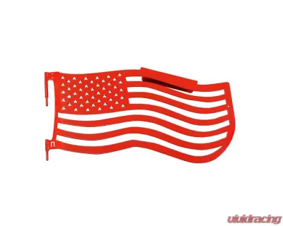 Steinjager Doors and Trail w/Accessories American Flag Front Red Baron Jeep Wrangler JK 2007-2018 - J0050169