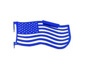 Steinjager Doors and Trail w/Accessories American Flag Front Southwest Blue Jeep Wrangler JK 2007-2018