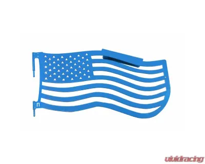 Steinjager Doors and Trail w/Accessories American Flag Front Playboy Blue Jeep Wrangler JK 2007-2018 - J0050171