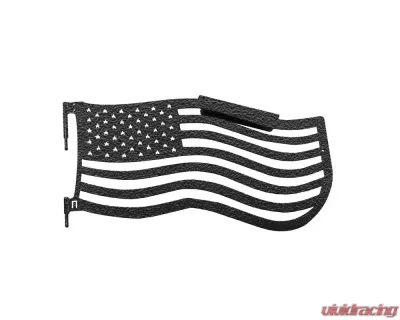 Steinjager Doors and Trail w/Accessories American Flag Front Texturized Black Jeep Wrangler JK 2007-2018 - J0050177