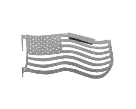 Steinjager Doors and Trail w/Accessories American Flag Front Gray Hammertone Jeep Wrangler JK 2007-2018
