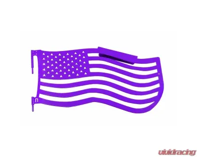 Steinjager Doors and Trail w/Accessories American Flag Front Sinbad Purple Jeep Wrangler JK 2007-2018 - J0050179