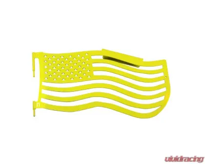Steinjager Doors and Trail w/Accessories American Flag Front Neon Yellow Jeep Wrangler JK 2007-2018 - J0050181